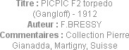 Titre : PICPIC F2 torpedo (Gangloff) - 1912
Auteur : F.BRESSY
Commentaires : Collection Pierre Gi...